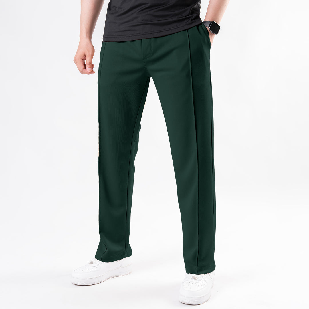 Forest Green Casual Trousers