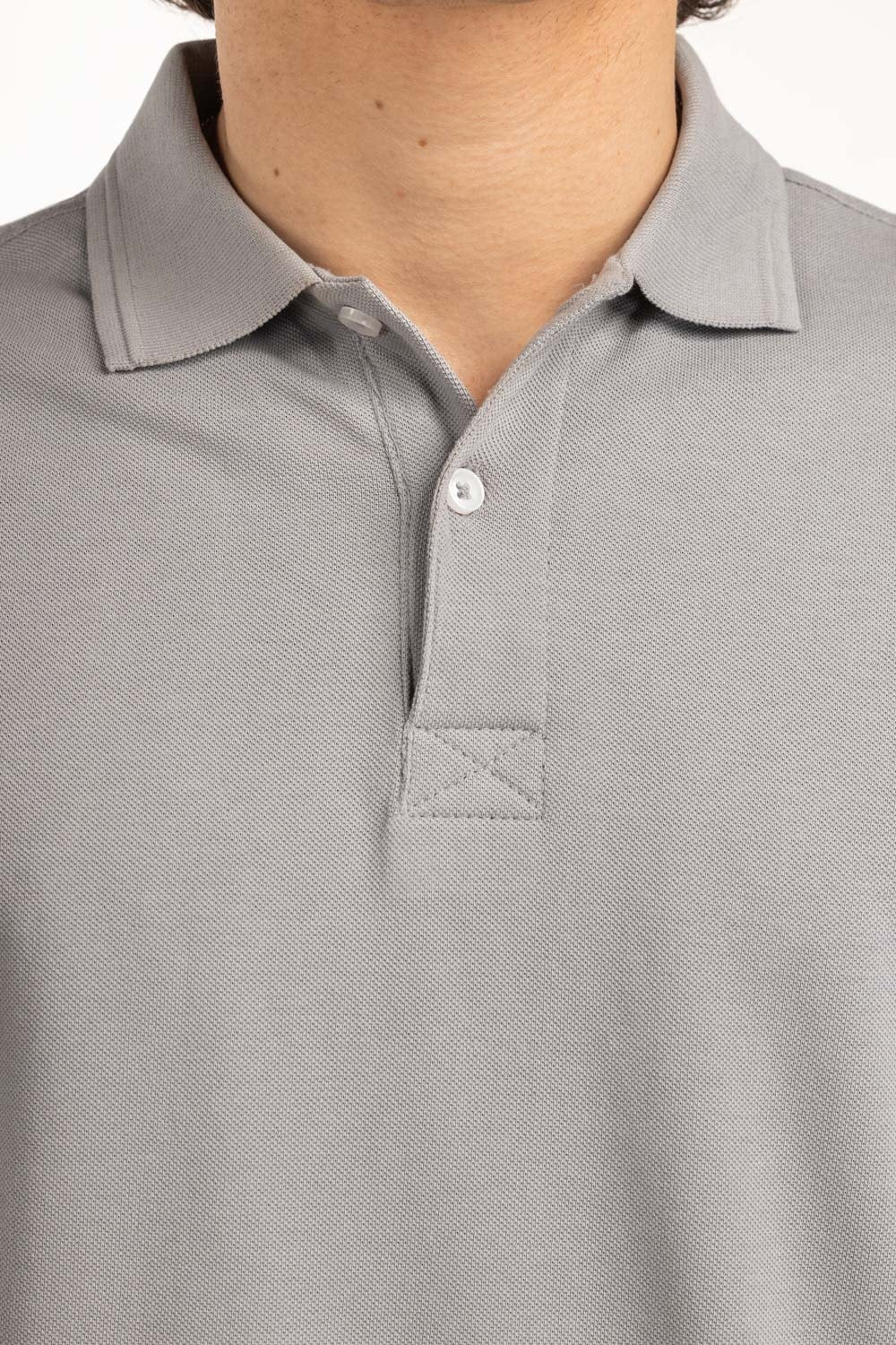 Grey Classic Polo Shirt