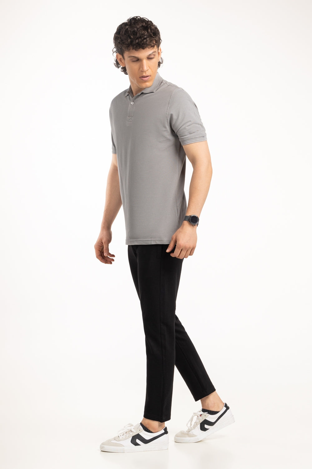 Grey Classic Polo Shirt