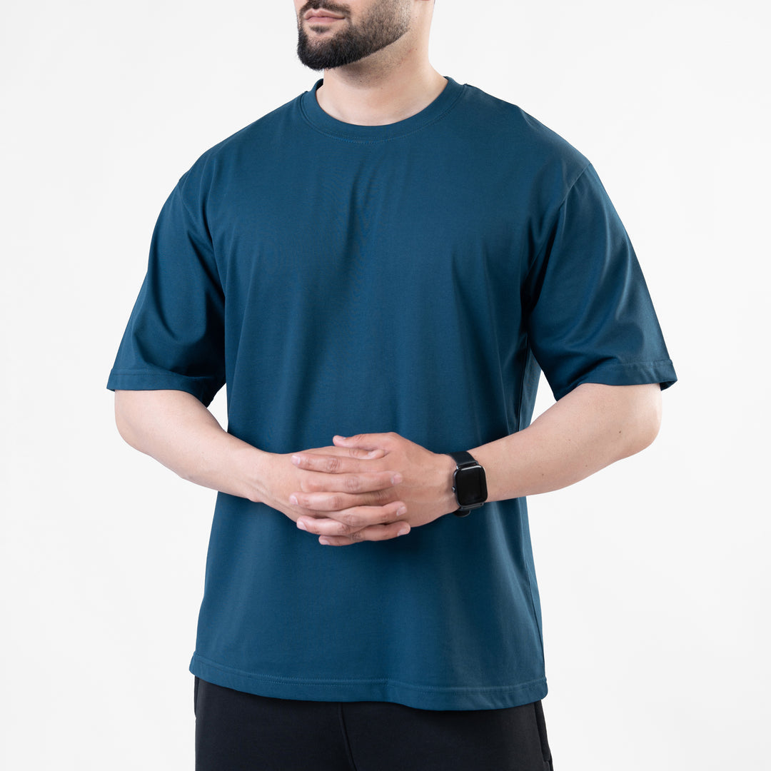 Men's Teal Oversized T-Shirt