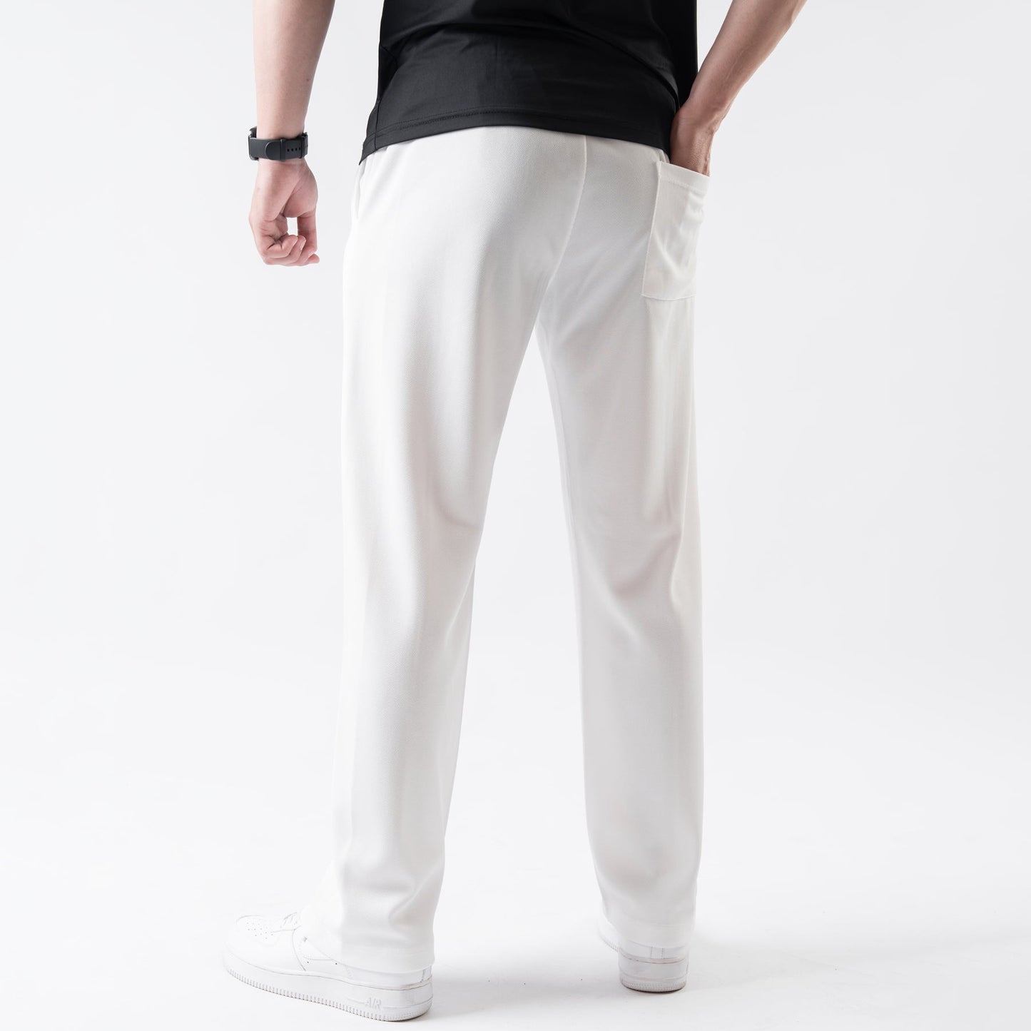 White Casual Summer Trousers