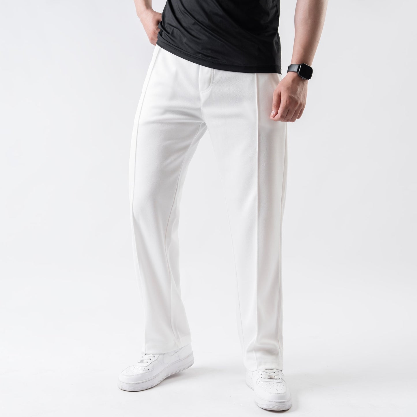 White Casual Summer Trousers