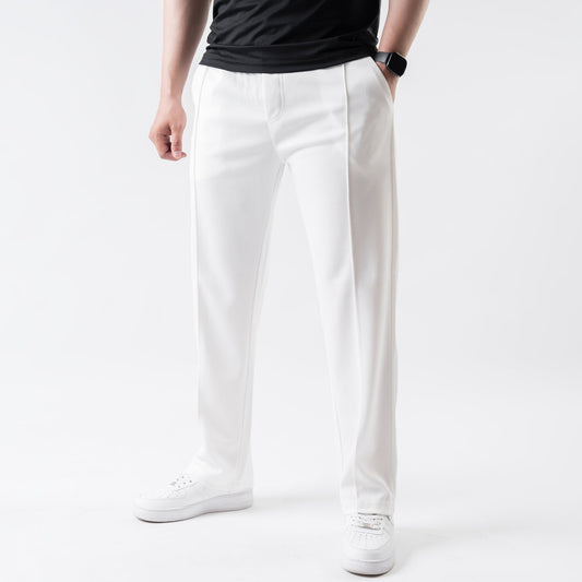 White Casual Summer Trousers