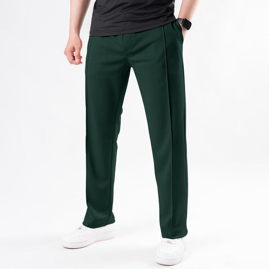 Forest Green Casual Trousers