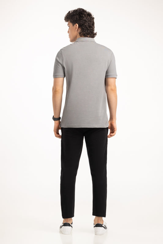 Grey Classic Polo Shirt