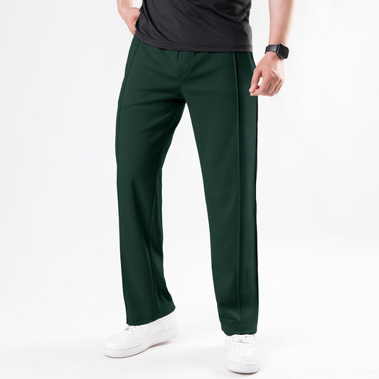 Forest Green Casual Trousers