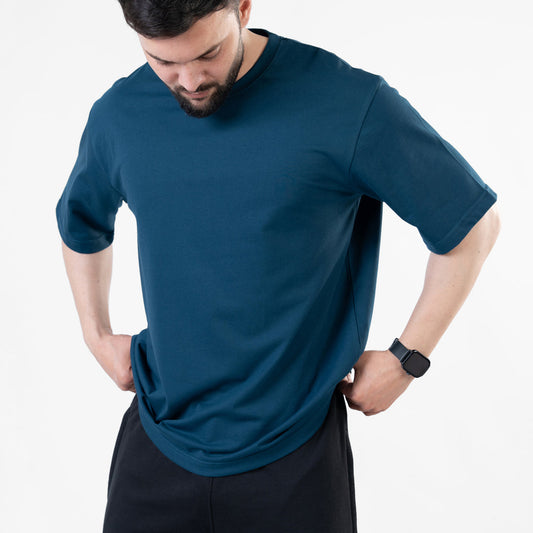 Men's Teal Oversized T-Shirt
