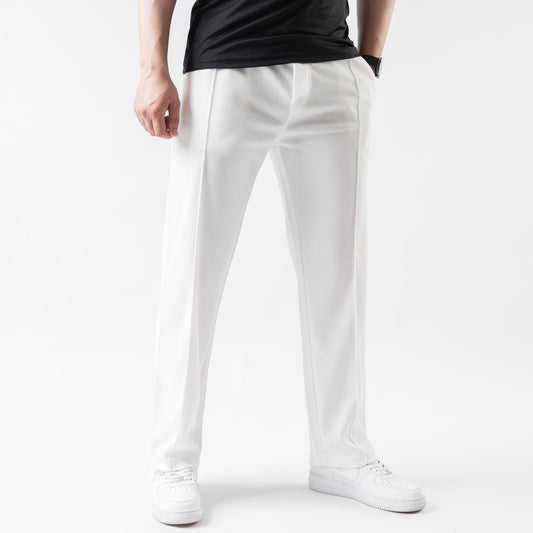 White Casual Summer Trousers
