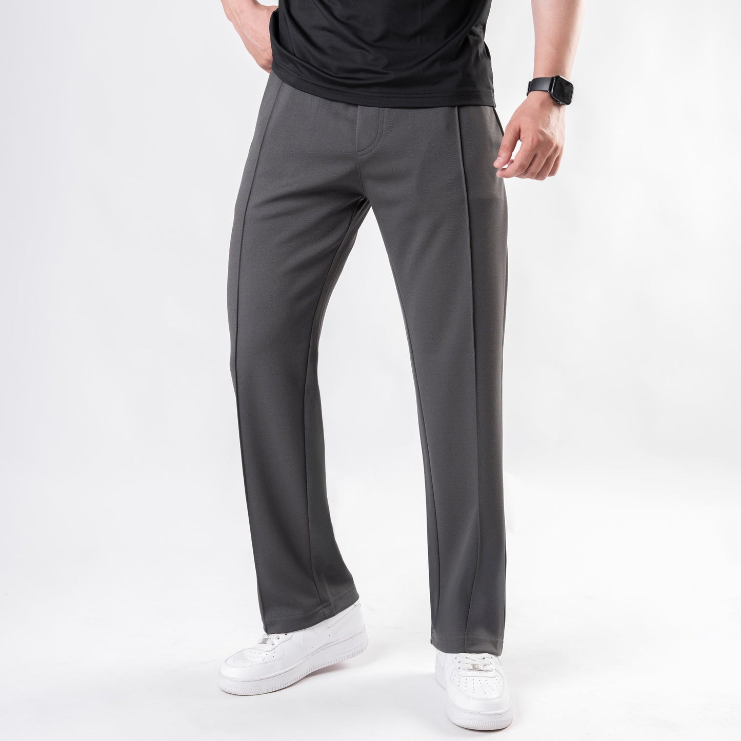 Charcoal Grey Formal Trousers