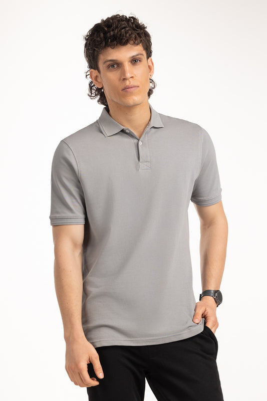 Grey Classic Polo Shirt